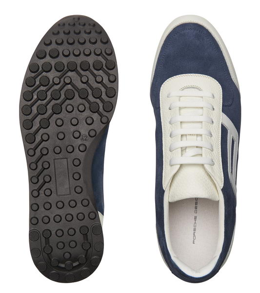 Porsche Design LACE UP VELOURS SNEAKER Obuv volnočasová módní matně modrá night sky/marshmallow