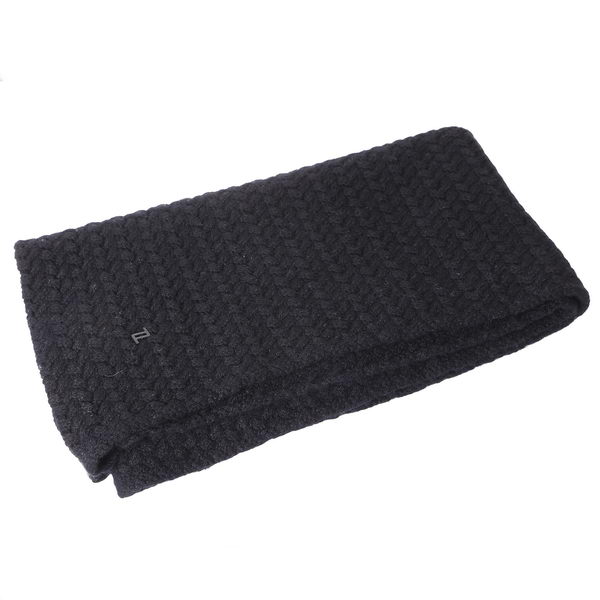 Porsche Design LOOPED TEC FLEX Scarf Šála zimní kruhová kašmír černá black
