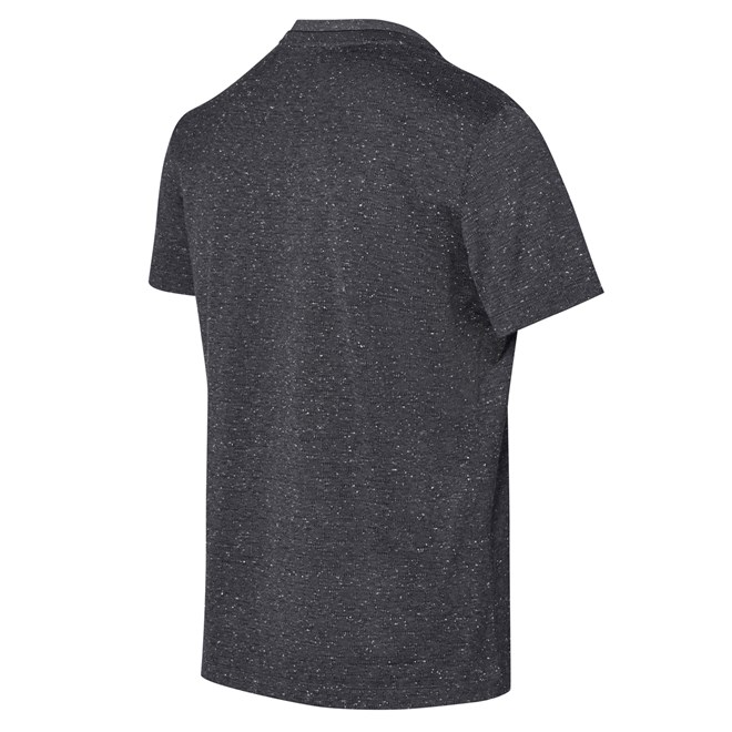 Porsche Design Cellular Structed Tee Tričko s dvojitým kulatým výstřihem asfaltově šedá asphalt grey