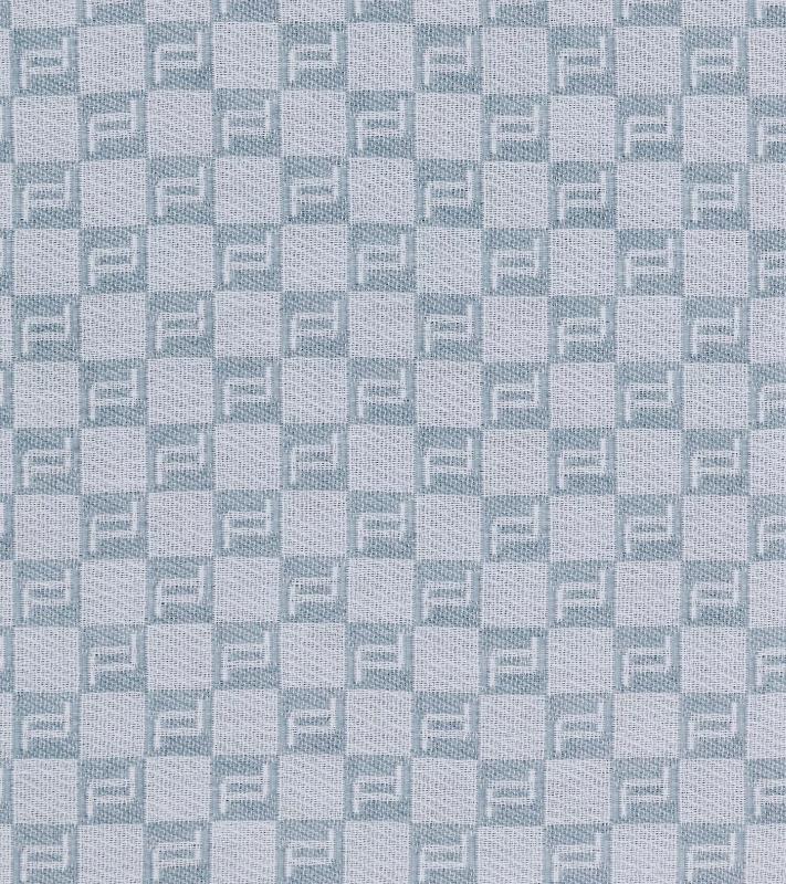 Porsche Design Luxe PD-Icon Chequered Scarf kostkovaná šála světlá