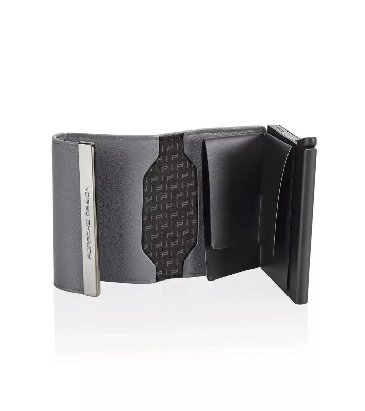 Porsche Design X Secrid Cardholder pouzdro na karty s pop- up funkcí šedá antracit