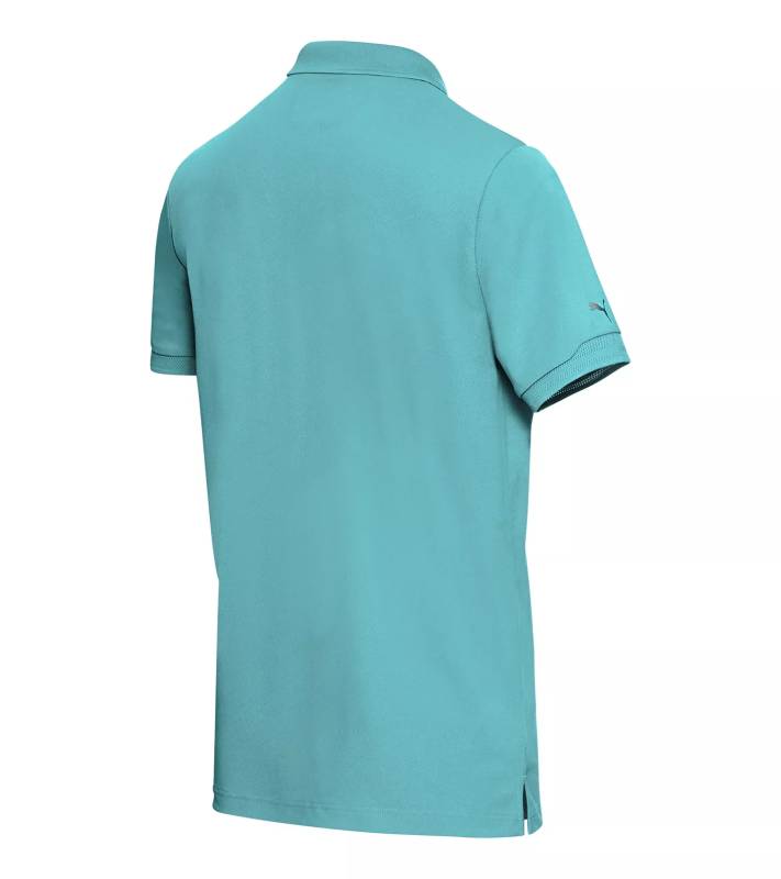 PORSCHE DESIGN Men's Polo Tričko s límečkem světle modrá porcelánová