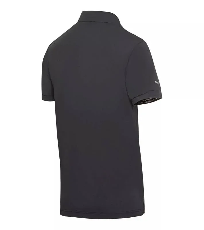 PORSCHE DESIGN Men's Polo Shirt Tričko s límečkem a knoflíčky černá