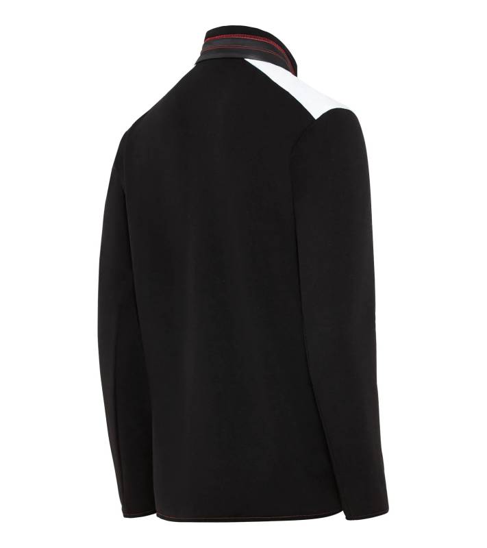 PORSCHE | HEAD Midlayer Lyžařská mikina na zip černočervená
