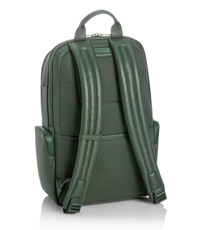 PORSCHE DESIGN Roadster Leather Backpack M1 Batoh střední velikosti kožený manažerský zelený