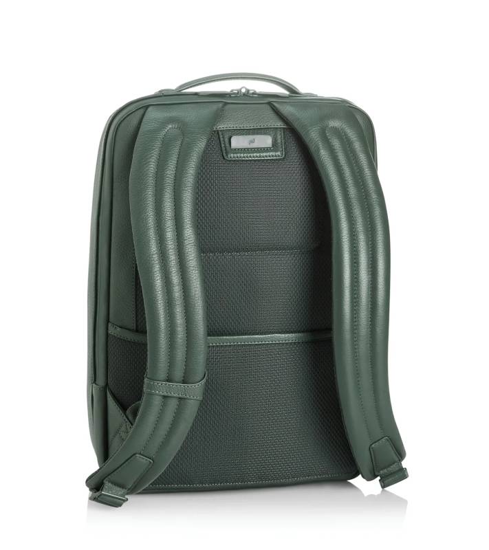 PORSCHE DESIGN Roadster Leather Backpack S1 Batoh menší velikosti kožený manažerský zelený