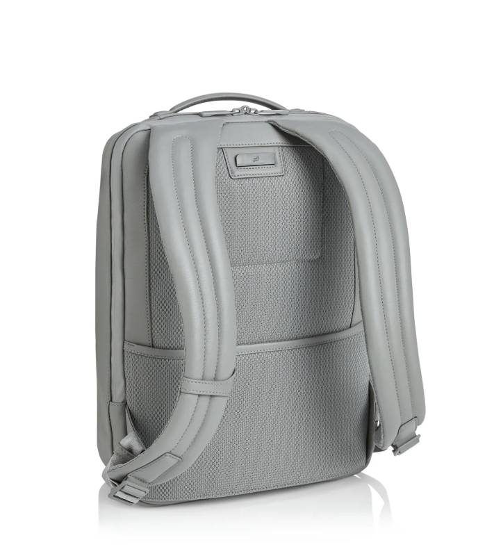 PORSCHE DESIGN Roadster Leather Backpack S1 Batoh menší velikosti kožený manažerský šedý