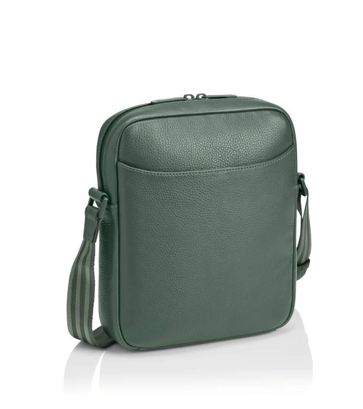 PORSCHE DESIGN Roadster Leather Shoulderbag XS Taška kožená malé velikosti přes rameno zelená