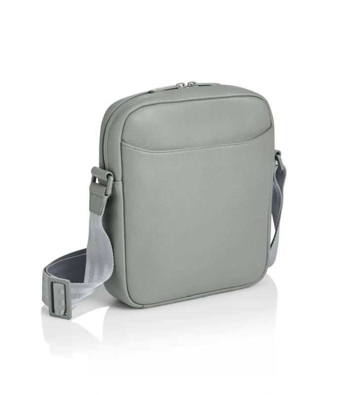 PORSCHE DESIGN Roadster Leather Shoulderbag XS Taška kožená malé velikosti přes rameno šedá
