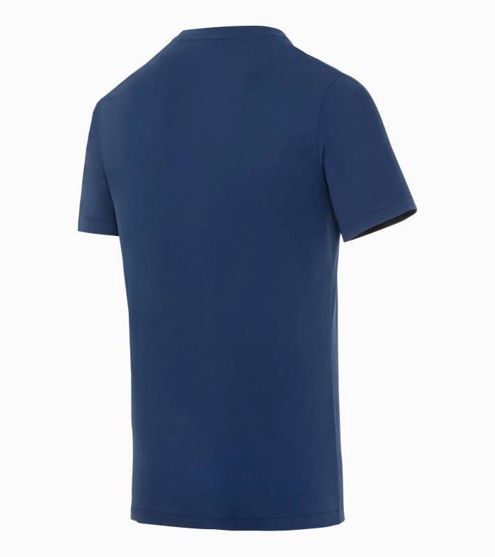 PORSCHE DESIGN V-Neck T-Shirt Tričko s výstřihem do V bavlněné modré
