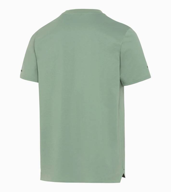 PORSCHE DESIGN Essential T-Shirt Tričko s kulatým výstřihem a logem zelená