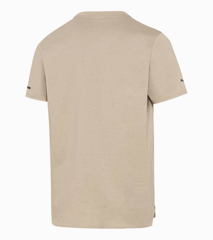 PORSCHE DESIGN Essential T-Shirt Tričko s kulatým výstřihem a logem béžová