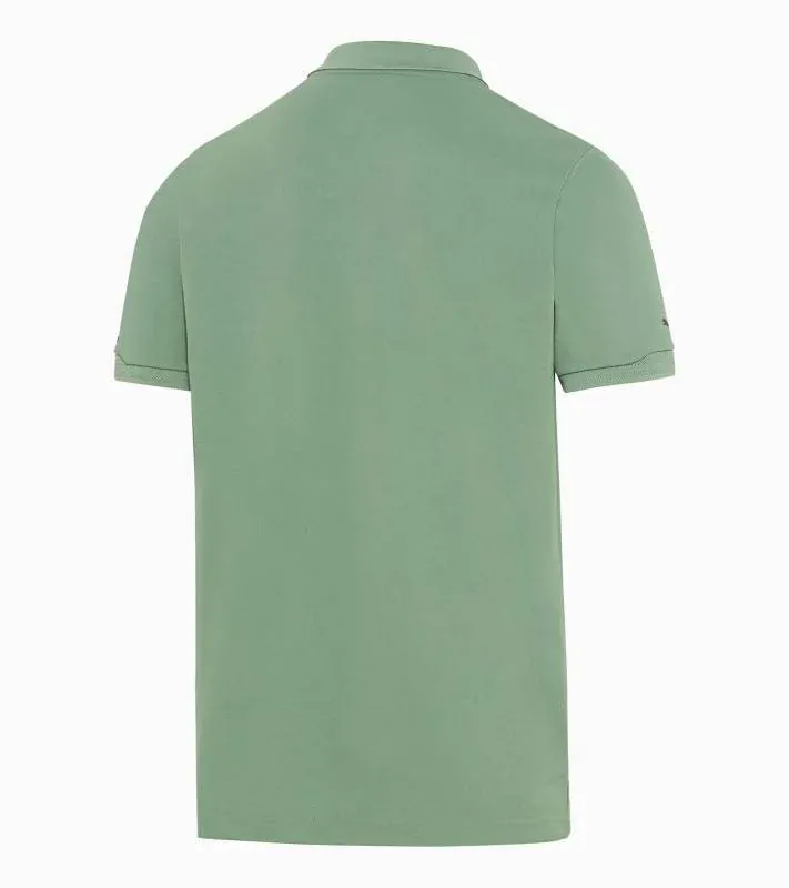 PORSCHE DESIGN Men's Polo Shirt Tričko s límečkem a knoflíčky zelená