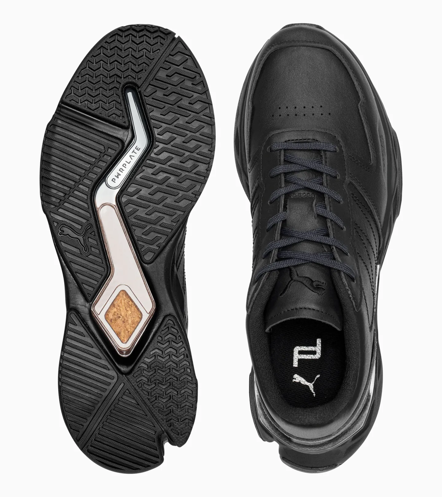 PORSCHE DESIGN PWRPlate L Trainers Sportovní kožená městská obuv černá