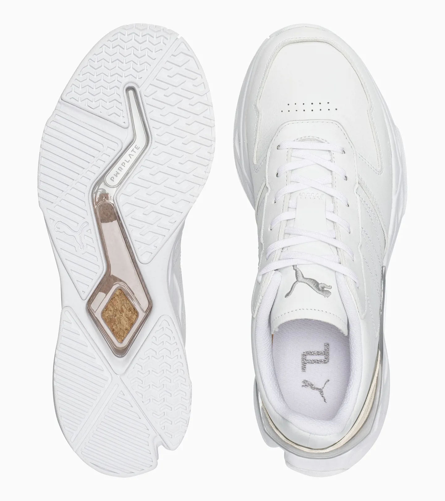 PORSCHE DESIGN PWRPlate L Trainers Sportovní kožená městská obuv bílá
