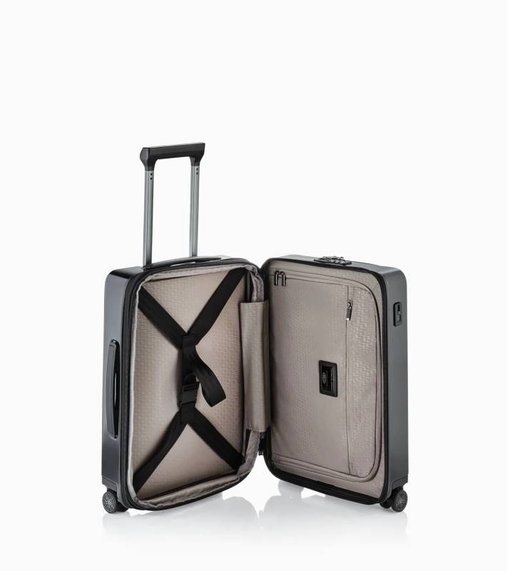 PORSCHE DESIGN Roadster Hardcase 4W Business Trolley S Manažerské zavazadlo kufr skořepinový velikost S černý TSA USB