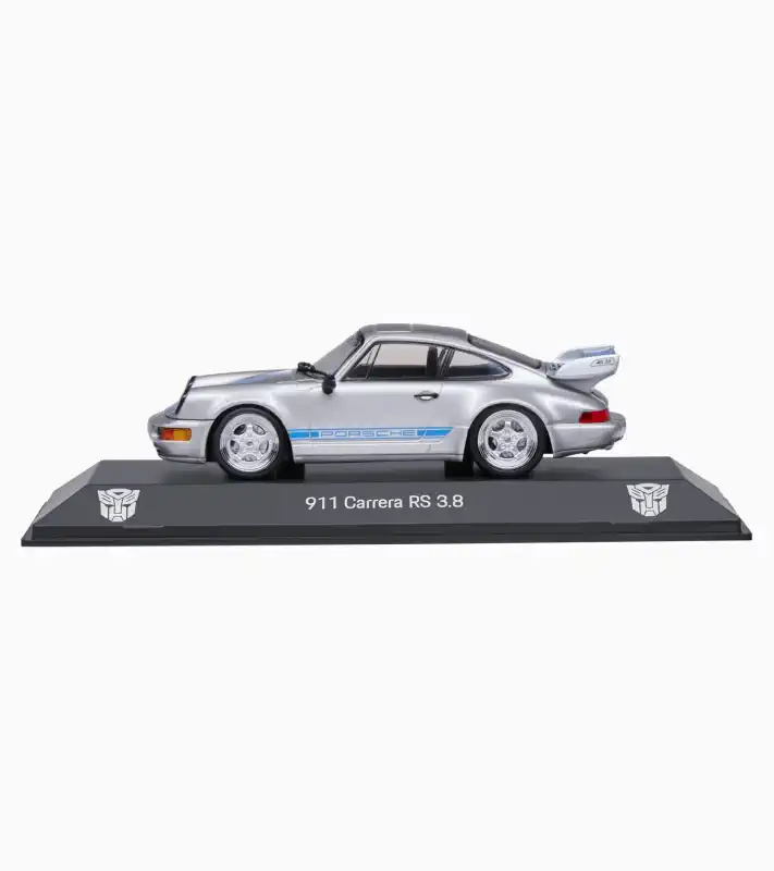 PORSCHE 911 Carrera RS 3.8 Mirage Model 1:43 stříbrná