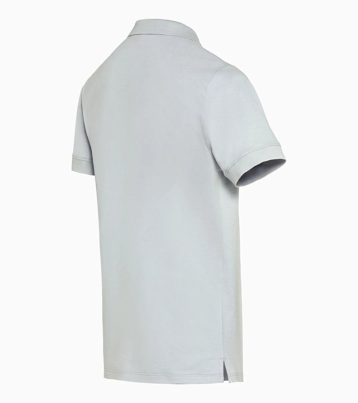 PORSCHE DESIGN Icon Polo Shirt Tričko módní s límečkem a knoflíky s logem PD popelavě šedá