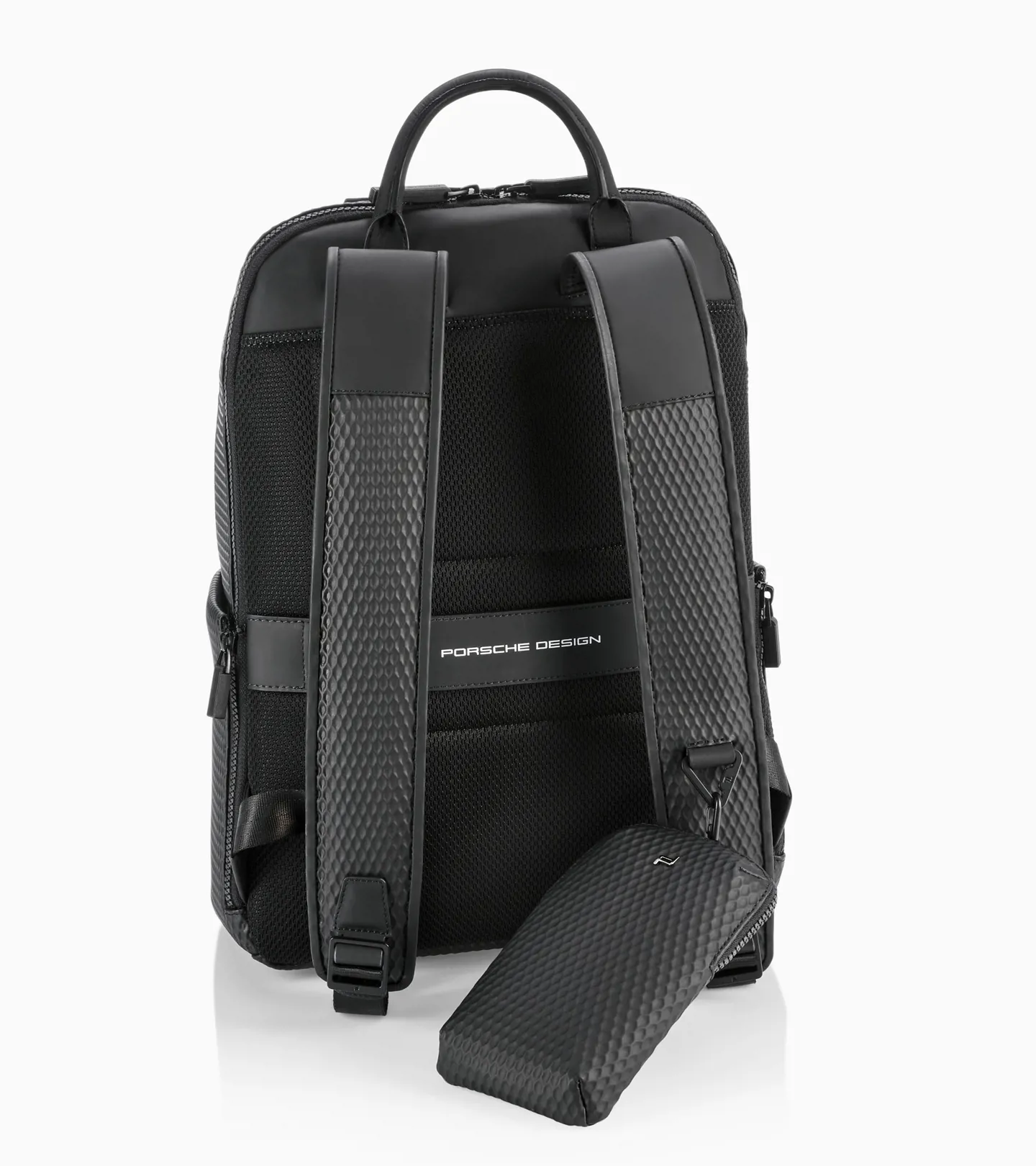PORSCHE DESIGN Batoh S v setu pouzdrem, černá barva