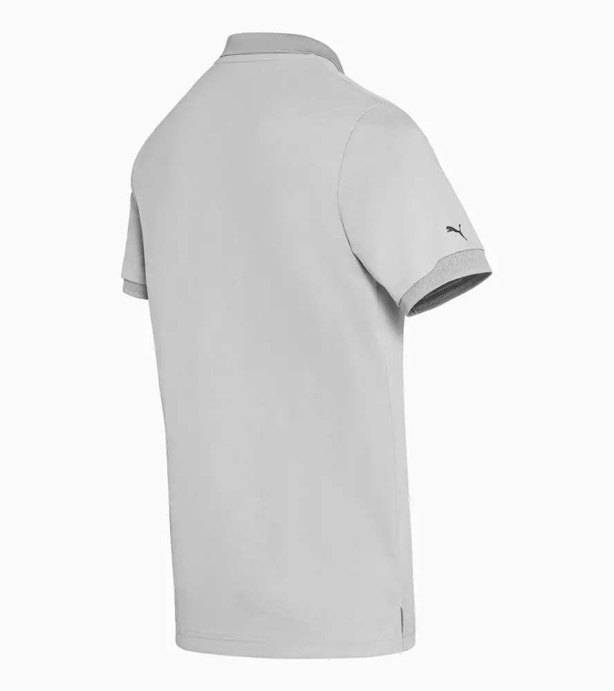 PORSCHE DESIGN Men's Polo Shirt Tričko s límečkem a knoflíčky popělavě šedá