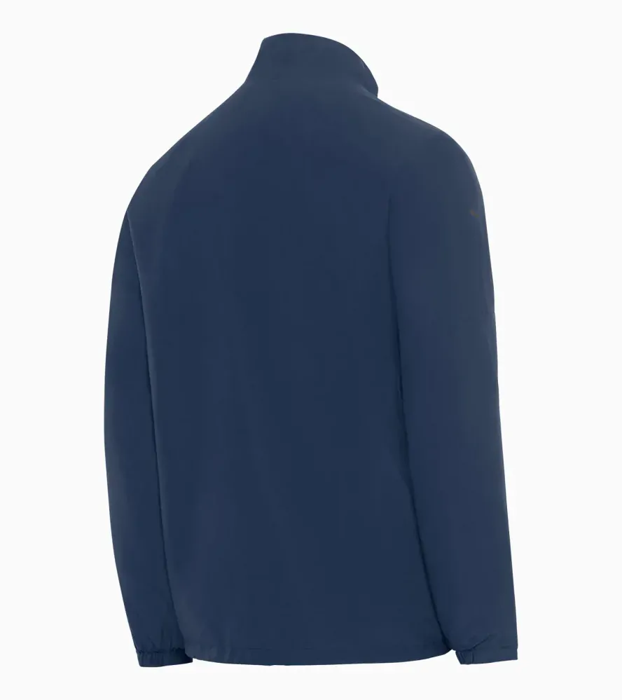 PORSCHE DESIGN Woven tech jacket Bunda tkaná sportovní tech funkční perská tmavě modrá