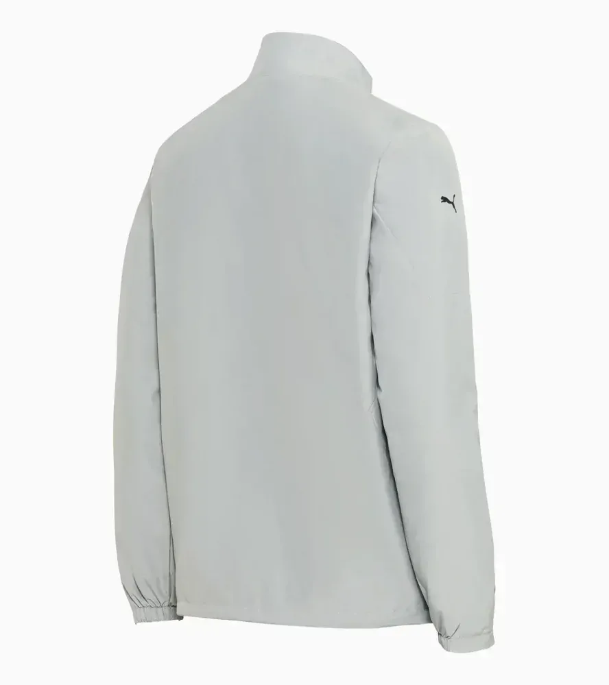 PORSCHE DESIGN Woven tech jacket Bunda tkaná sportovní tech funkční popelavě šedá