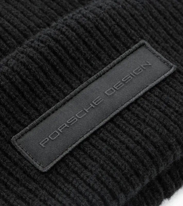 PORSCHE DESIGN Cashmere mix beanie Čepice zimní z kašmíru černá