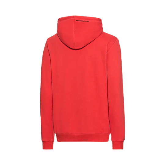 PORSCHE Hoodie #8 Essential Mikina sportovní červená