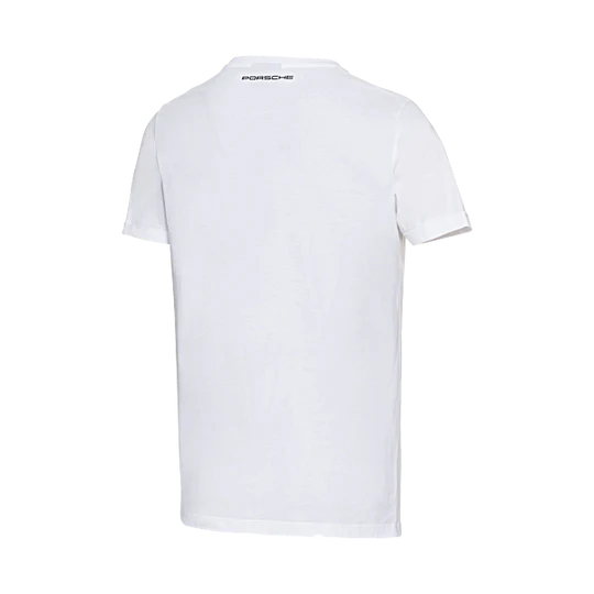 PORSCHE Men's 911 Sketch T-Shirt #8 Essential Tričko s kulatým výstřihem bílá