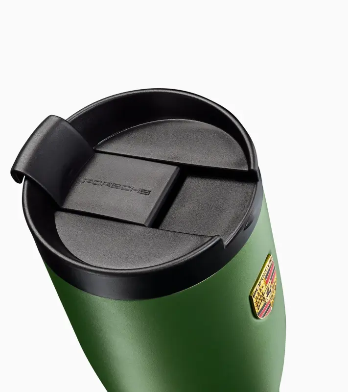 PORSCHE XL thermos cup Termoska s logem výrazná zelená 900ml