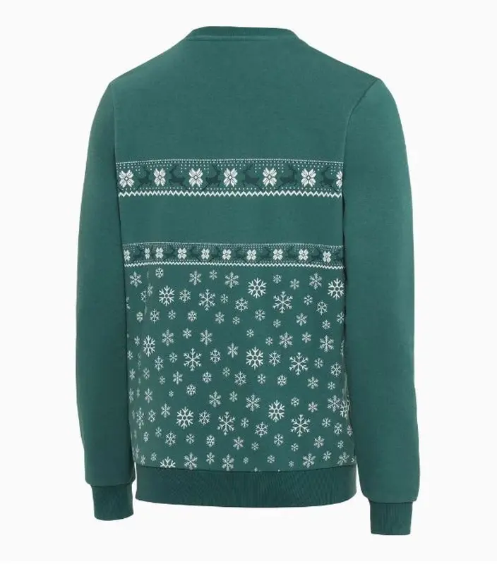 PORSCHE Sweatshirt unisex Christmas Svetr sváteční vánoční zelená