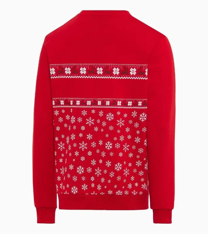 PORSCHE Sweatshirt unisex Christmas Svetr sváteční vánoční červená