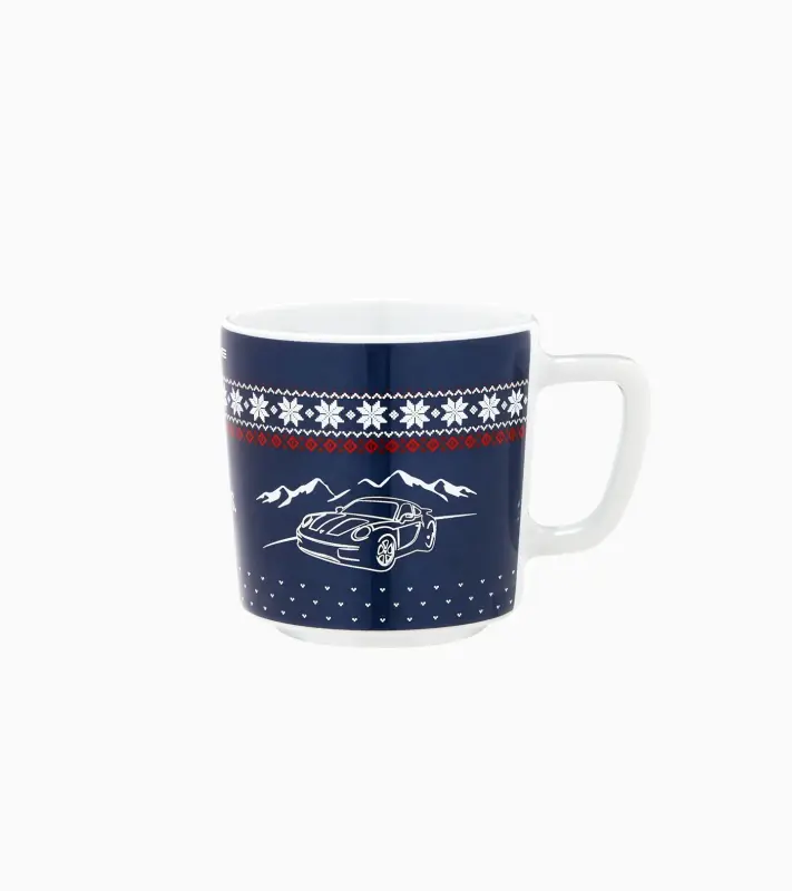 PORSCHE Collector's Espresso Cup No. 2 Christmas Šálek na kávu vánoční modrá 90ml