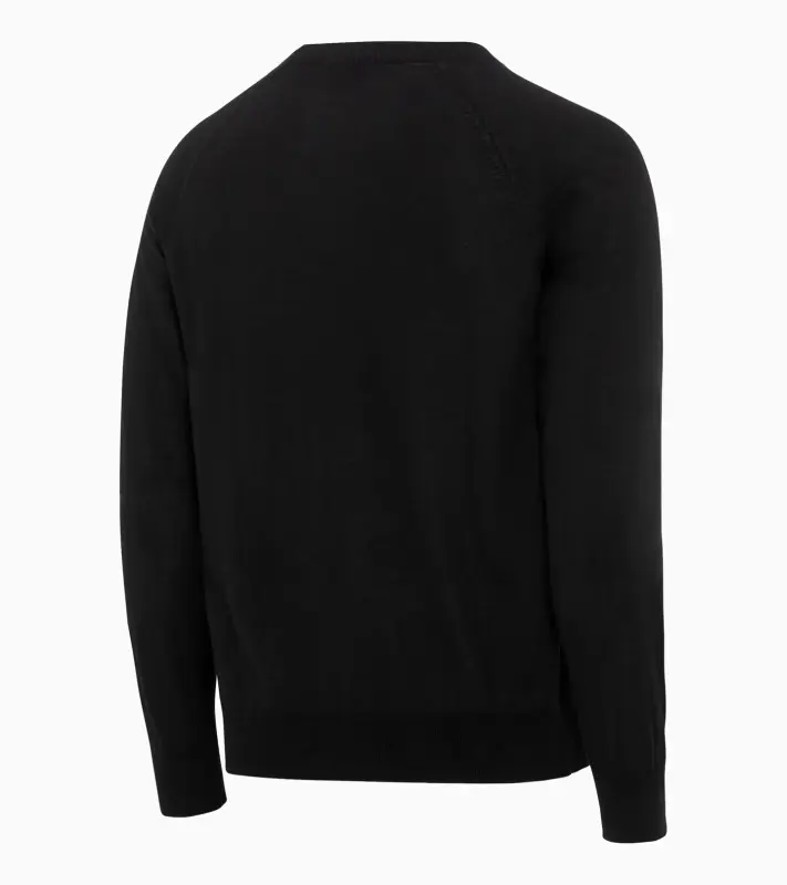 PORSCHE DESIGN Crew neck pullover Svetr pulovr s kulatým výstřihem černá