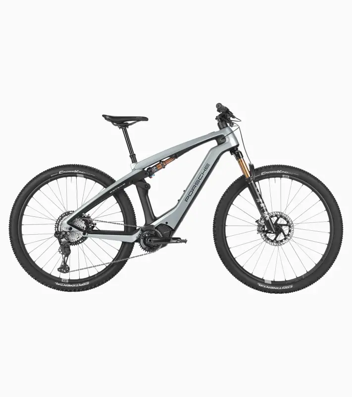 PORSCHE eBike Cross Performance EXC Jízdní horské elektrokolo karbonový rám ledově šedá metalíza