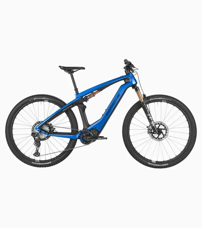 PORSCHE eBike Cross Performance EXC Jízdní horské elektrokolo karbonový rám modrá