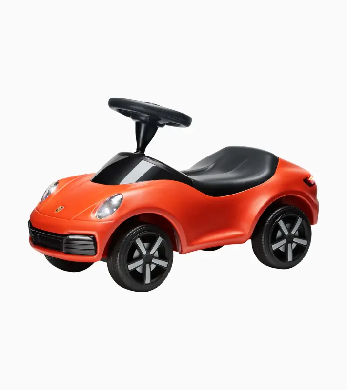 PORSCHE Baby Porsche with Lighting Dětské odstrkovadlo se světly a houkačkou lávově červená