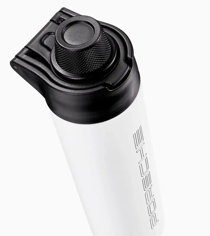PORSCHE Thermal drinking bottle Termoska dvoustěnná 550ml bílá