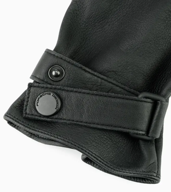 PORSCHE DESIGN Active leather gloves Rukavice kožené sportovního střihu černá