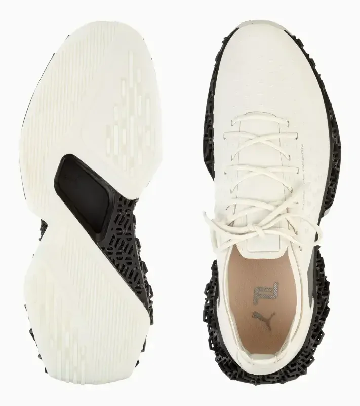 PORSCHE DESIGN 3D MATRIX trainers Obuv sportovní volnočasová s reliéfním vzorem a s uhlíkovým vláknem alpská bílá
