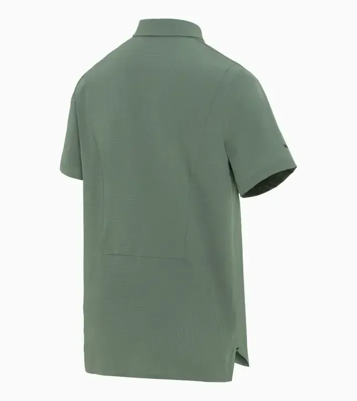 PORSCHE DESIGN Active polo shirt Polokošile tričko s límečkem eukalyptová zelená