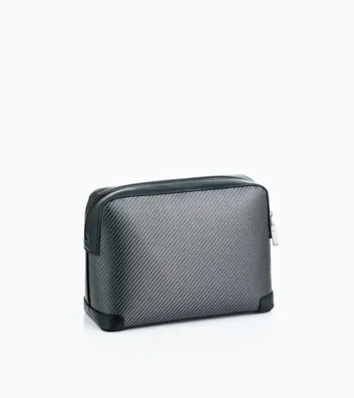 PORSCHE DESIGN Carbon Washbag Taška toaletní kosmetická z uhlíkových vláken černá
