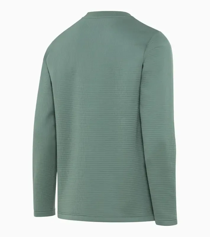 PORSCHE DESIGN Crew neck sweatshirt Svetr volnočasový sportovní eukalyptová zelená