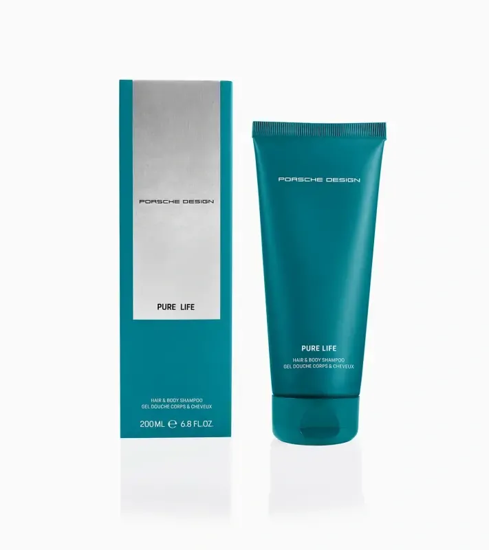 Porsche Design PURE LIFE Hair & Body Shampoo Pánský tělový a vlasový šampon tyrkysová