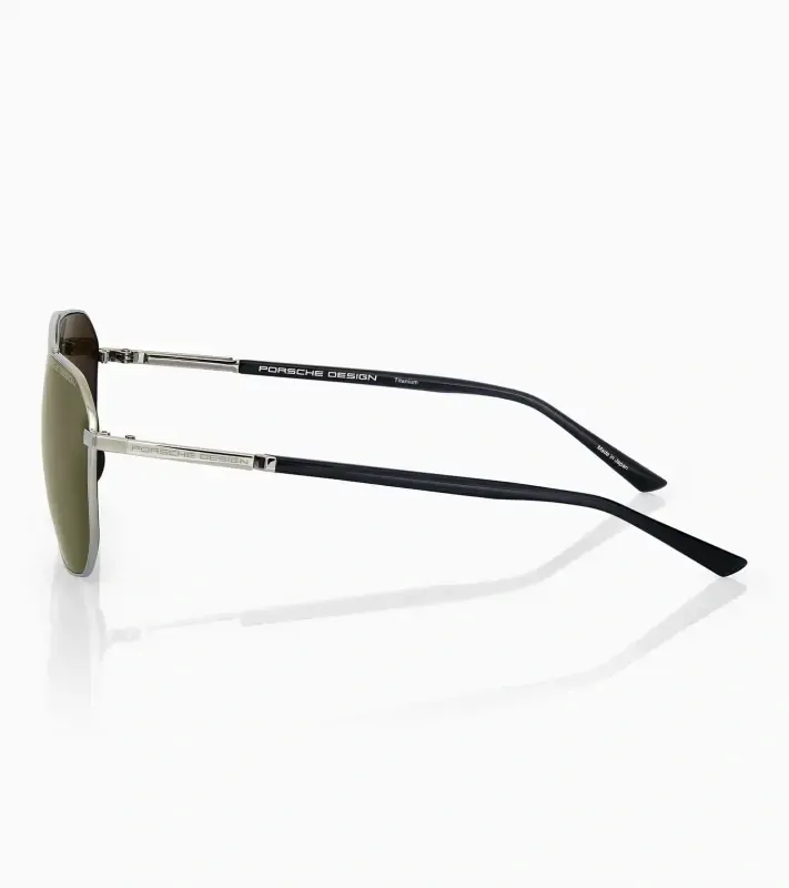 PORSCHE DESIGN Sunglasses P´8967 Sluneční brýle v kombinaci šedé a palladiové a zelenými skly s gradientem polarizované