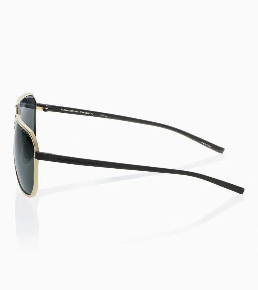PORSCHE DESIGN Sunglasses P´8971 sluneční brýle černé s šedými skly pol.