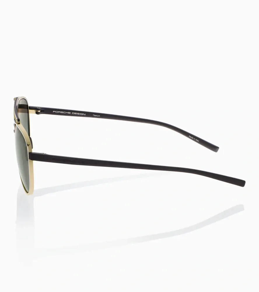 PORSCHE DESIGN Sunglasses P´8972 sluneční brýle černo zlaté s šedými skly