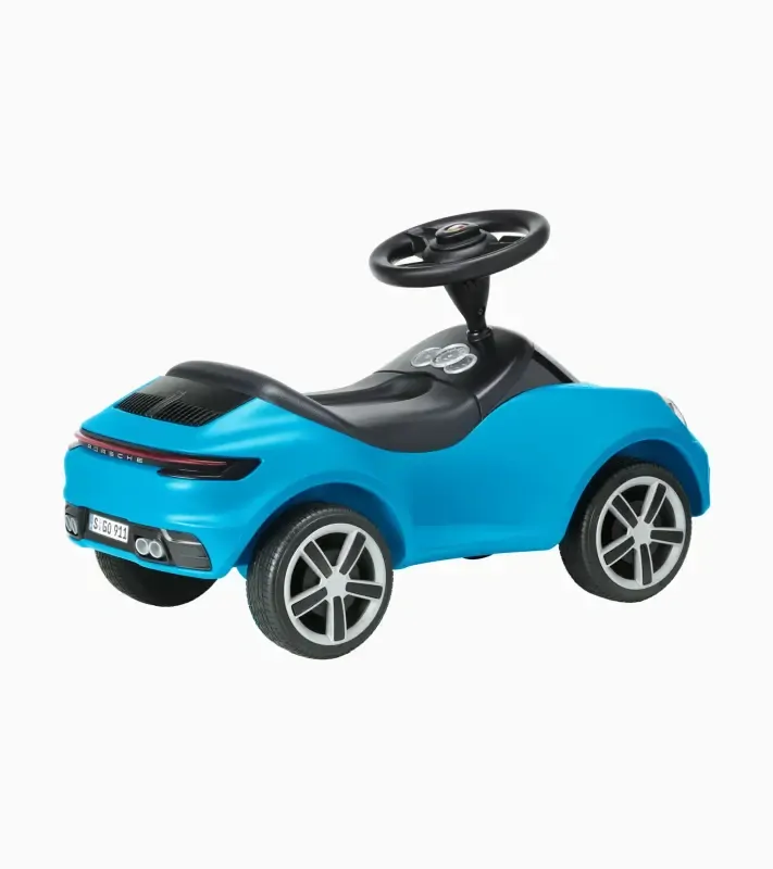 PORSCHE Baby Porsche in Miami Blue Dětské odstrkovadlo s houkačkou modrá