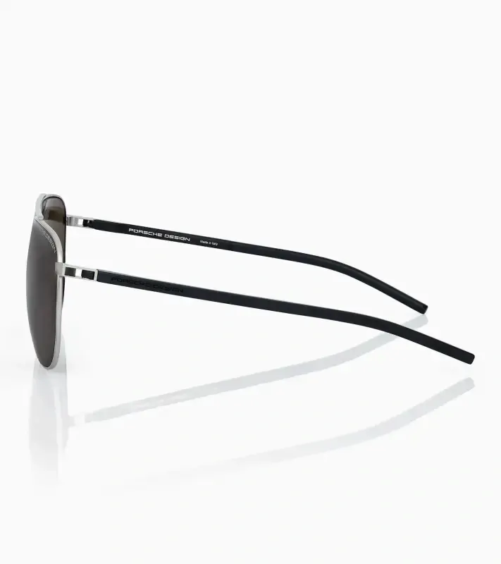PORSCHE DESIGN Sunglasses P´8968 Sluneční brýle pilotky černošedé s hnědými skly