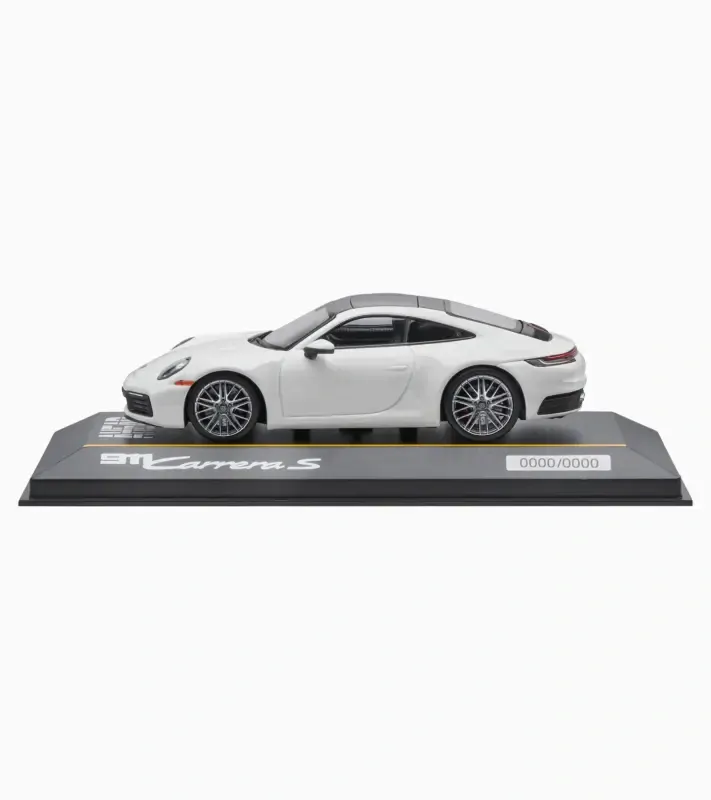 PORSCHE 911 Carrera S (992) Ltd Model 1:43 alpská bílá